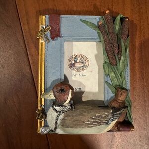 Duck Picture Frame - Blue and Brown